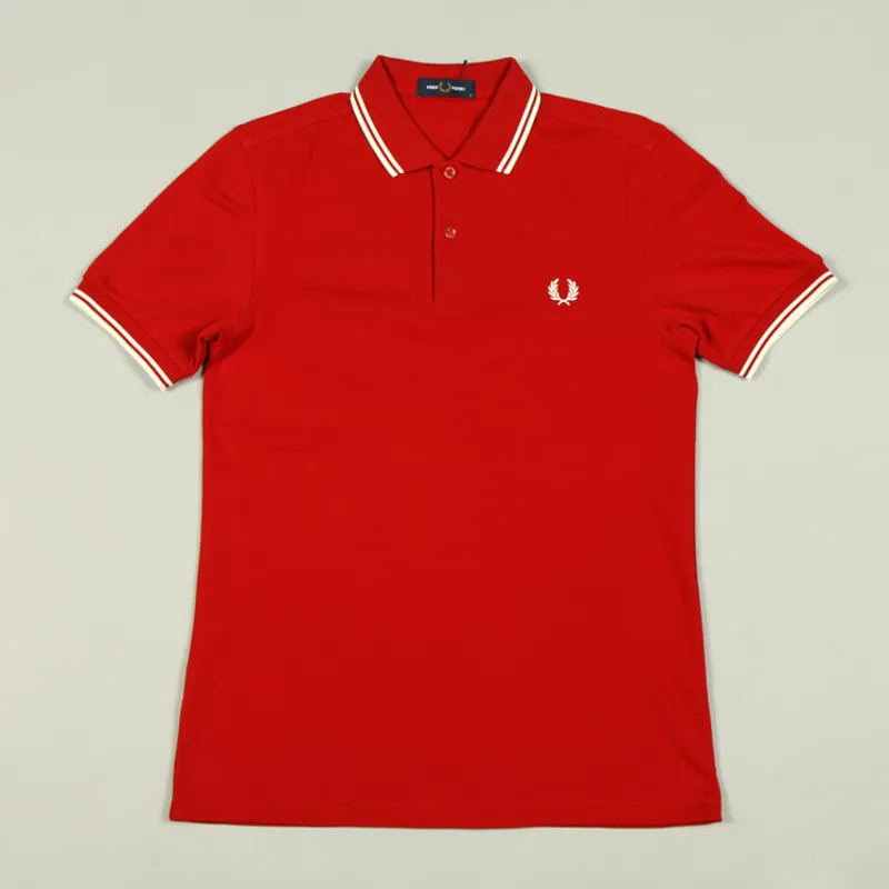 Fred Perry Twin Tipped Polo Shirt M3600 - Siren